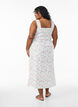 Robe d'&eacute;t&eacute; avec bretelles larges, Blanc, Model image number 1