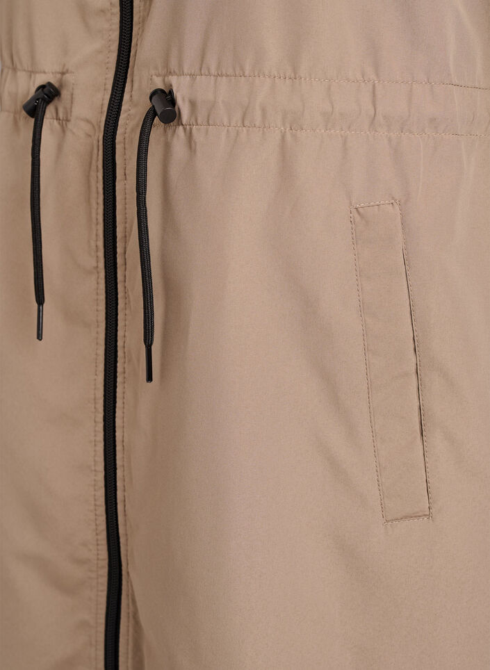 FLASH - Lichtgewicht parka met een capuchon, Bruin, Packshot image number 3