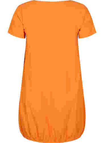 Robe en coton à manches courtes, Orange Tiger, Packshot image number 1
