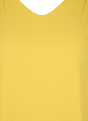 Blouse manches courtes, Primrose Yellow, Packshot image number 2