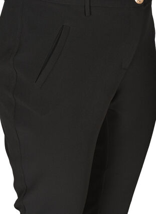 Pantalon classique à la cheville, Black, Packshot image number 2