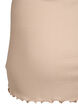 Top met kanten afwerking, Beige, Packshot image number 3