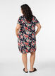 Katoenen jurk met korte mouwen en print, Blauw, Model image number 2