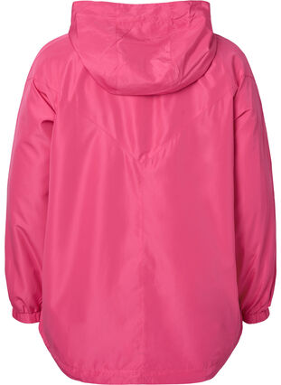 Veste courte avec capuche et bas réglable, Hot Pink, Packshot image number 1