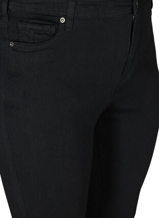 Ellen jeans met hoge taille en bootcut, Black, Packshot image number 2