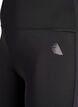 Uitlopende trainingsbroek met hoge taille, Zwart, Packshot image number 2