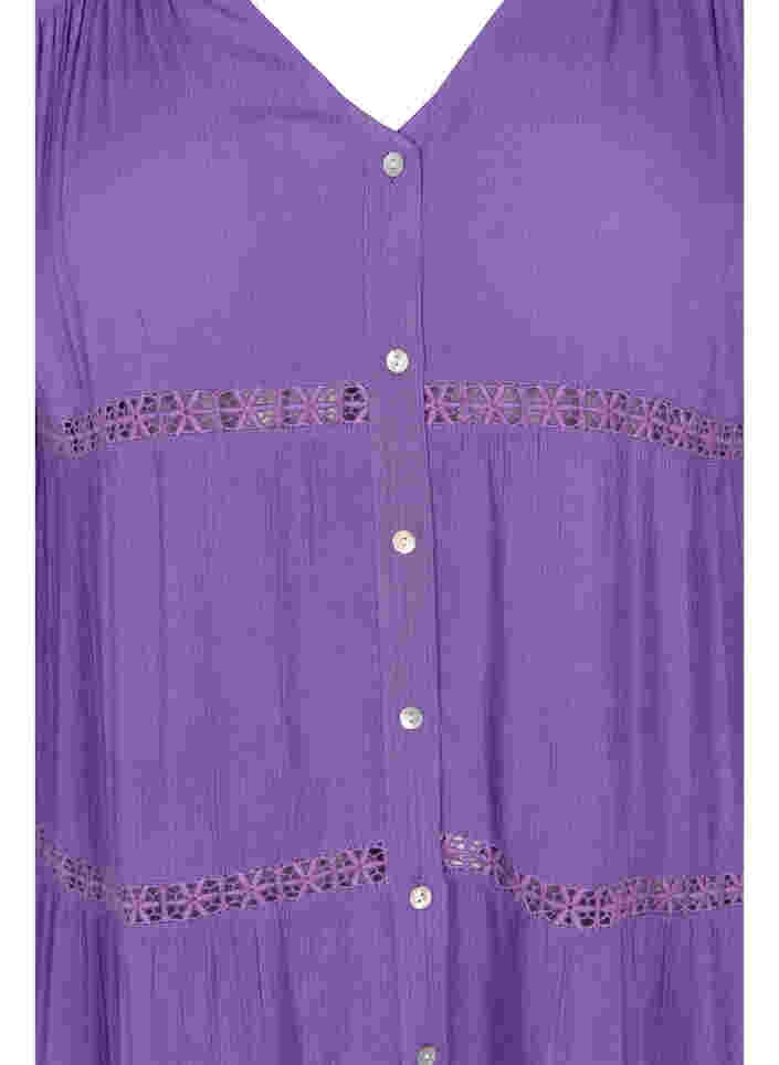 Strandjurk van katoen, Royal Lilac, Packshot image number 2