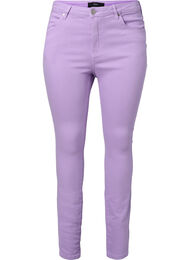 Amy jeans met hoge taille en super slanke pasvorm, Lavender, Packshot