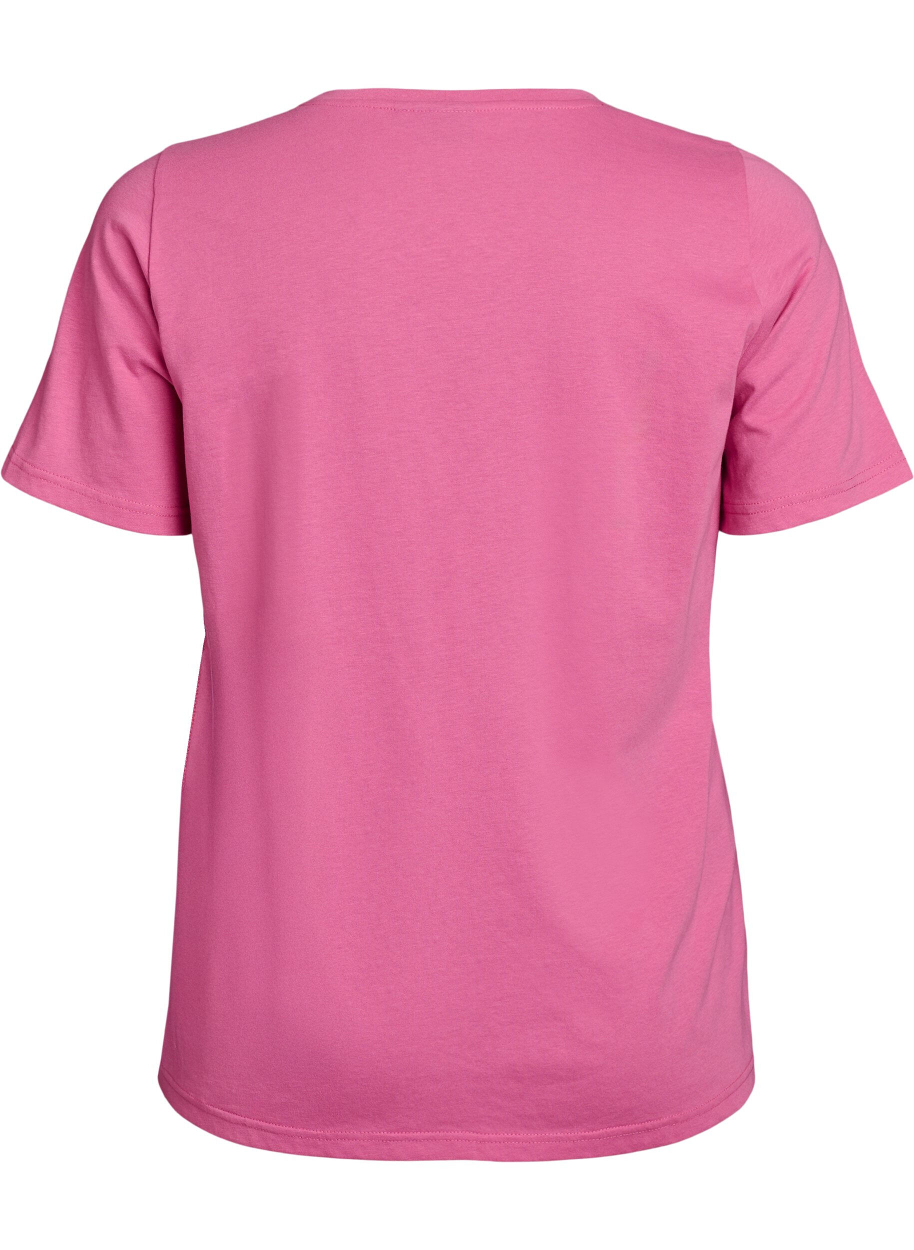 ZizziFLASH - T-shirt met print, Roze, Packshot image number 1