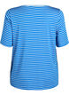 T-shirt en TENCEL&trade; Lyocell &agrave; rayures, Bleu, Packshot image number 1