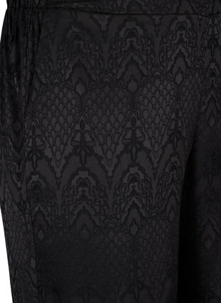 Pantalon avec motif texturé, Black, Packshot image number 2