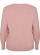Blouse en maille avec un col rond, Rose, Packshot image number 1