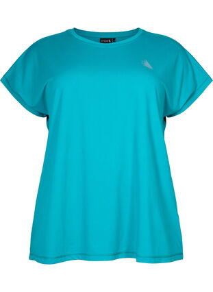 T-shirt d'entraînement à manches courtes, Deep Peacock Blue, Packshot image number 0