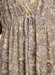 Robe longue en viscose &agrave; imprim&eacute; cachemire, Jaune, Packshot image number 2