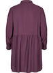 Robe chemise trap&egrave;ze unie, Plum Perfect, Packshot image number 1