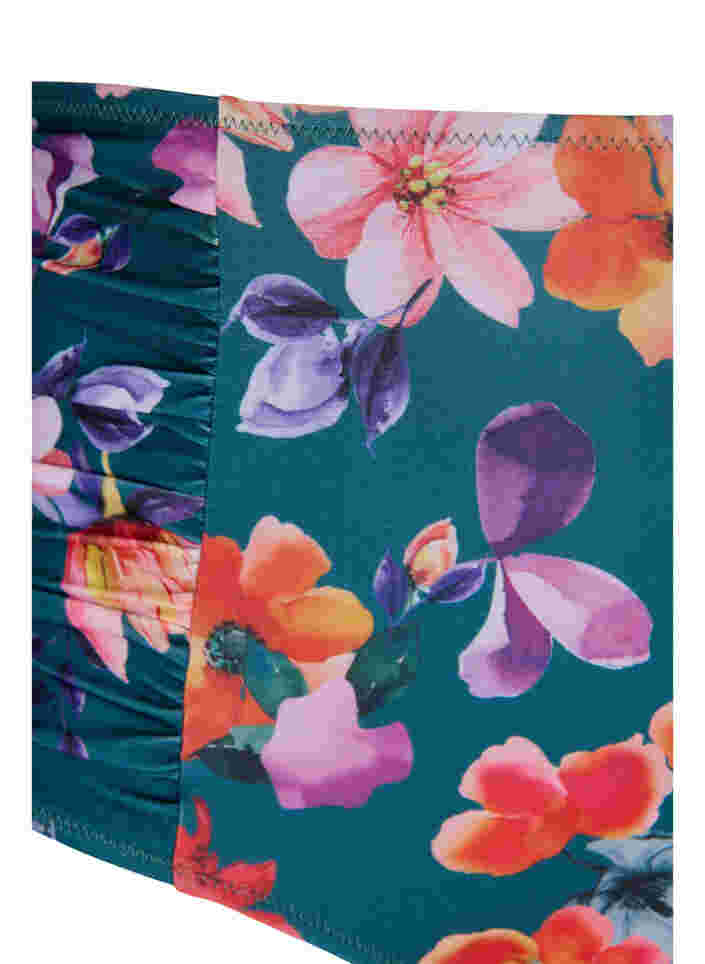 Bas de bikini à fleurs avec taille haute, Meave Print, Packshot image number 2