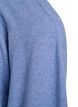Geribd gebreid vest met zakken, Blauw, Packshot image number 2