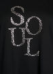 T-shirt met print, Zwart, Packshot image number 2
