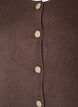 Mouwloze breisel vest met decoratieve knopen, Bruin, Packshot image number 2