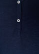 T-shirt met lange mouwen, V-hals en knopen, Blauw, Packshot image number 2