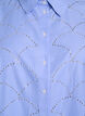 Blouse met strepen en studs, Blauw, Packshot image number 2