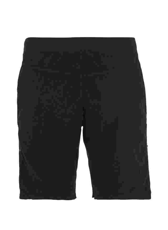Short ample avec poches en coton, Black, Packshot image number 1