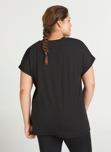 T-shirt , Black, Model image number 2