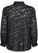 Jacquard overhemd met knopen, Black, Packshot image number 1