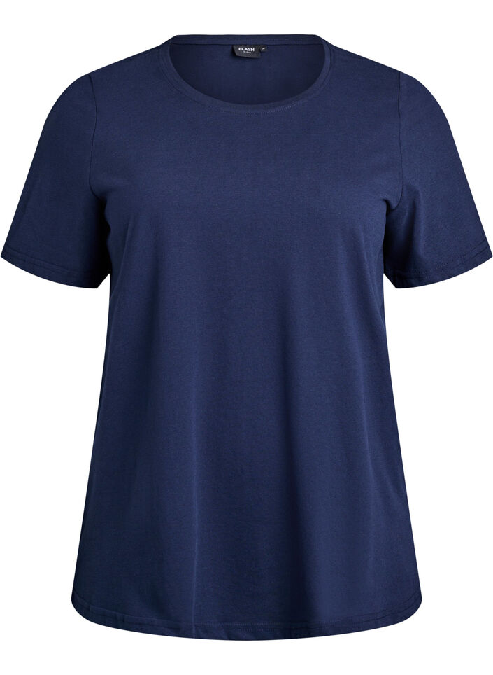 T-shirt imprim&eacute;, Bleu, Packshot image number 0