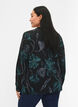 FLASH - Blouse met lange mouwen en print, Black Scarab Flower, Model image number 1