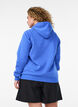 Hoodie met geborduurd frontmotief, Blauw, Model image number 2