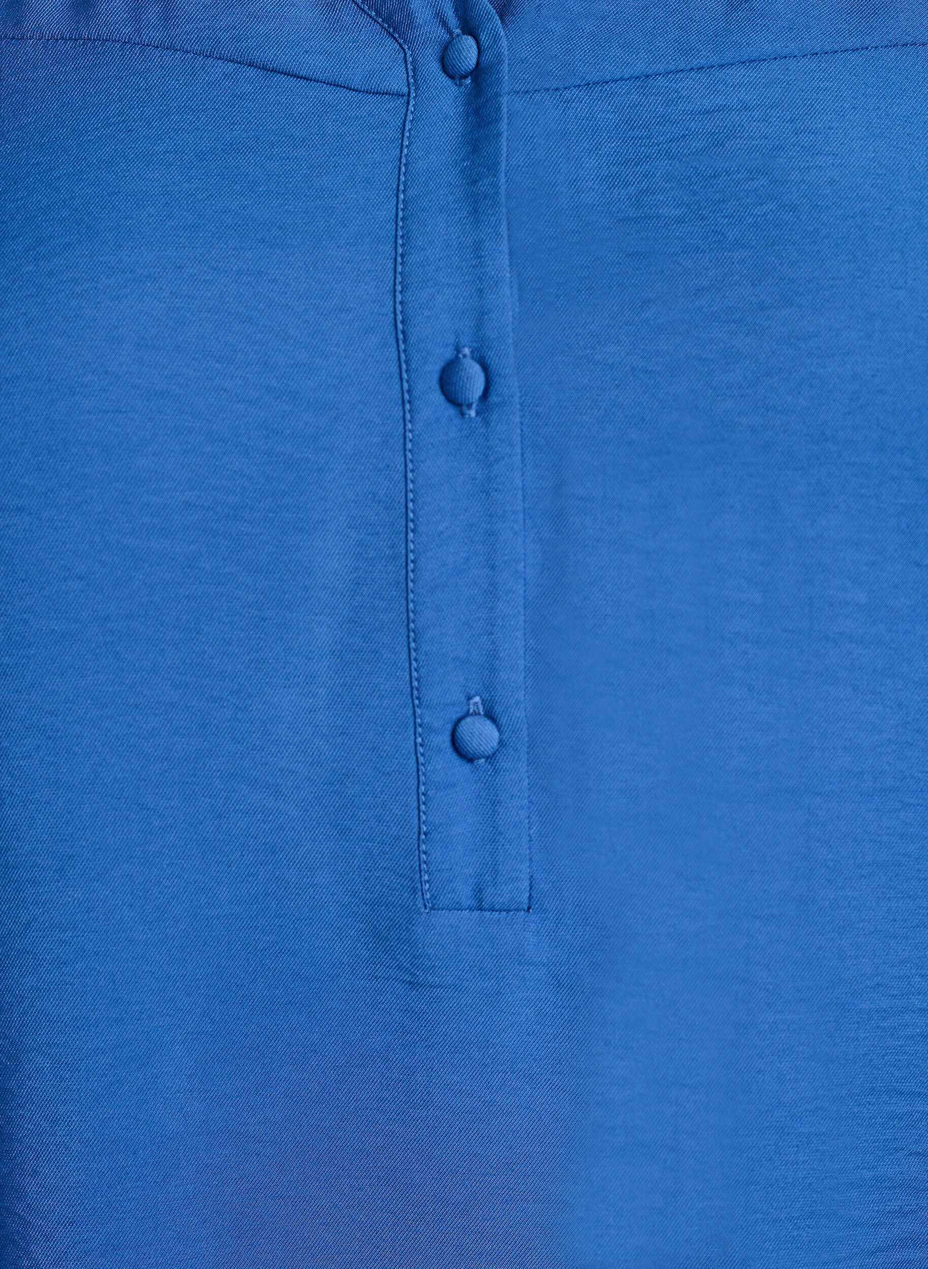ZizziBlouse en viscose avec smock et d&eacute;tails fronc&eacute;s, Bleu, Packshot image number 2