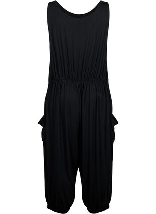 Mouwloze jumpsuit met zakken, Black, Packshot image number 1