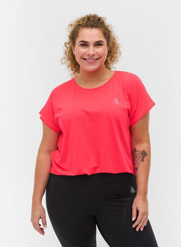 T-shirt basique, Diva Pink, Model image number 0