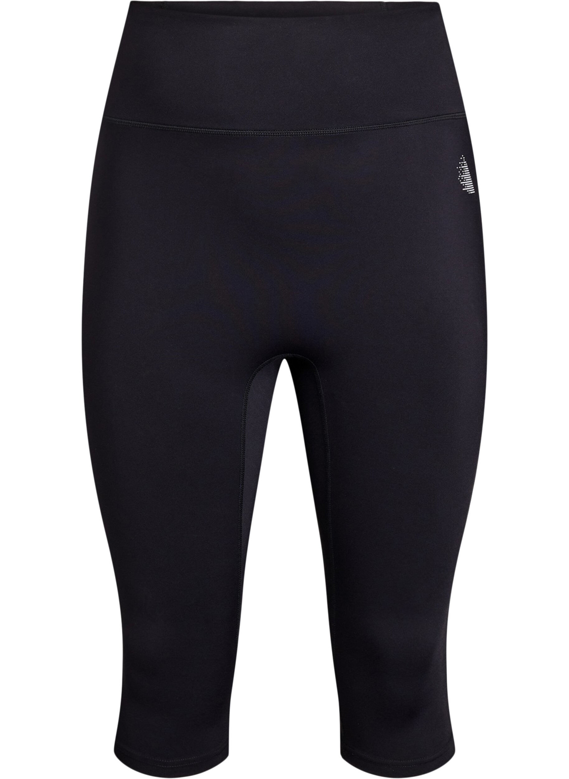 ZizziCORE, Squat-proof 3/4 workout leggings met zak, Zwart, Packshot image number 0