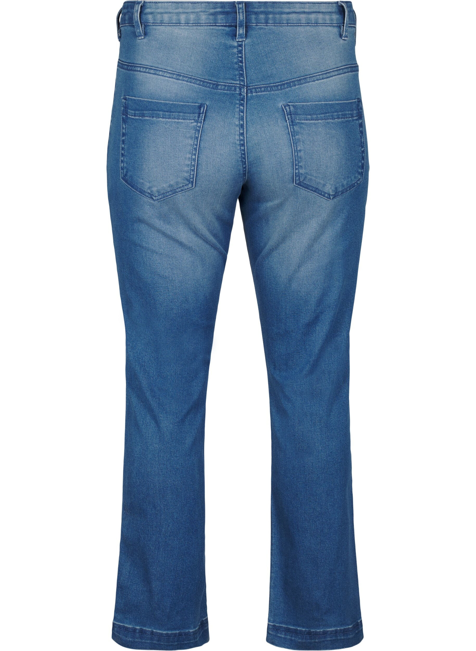 ZizziSlim fit Emily jeans met normale taille, Blauw, Packshot image number 1
