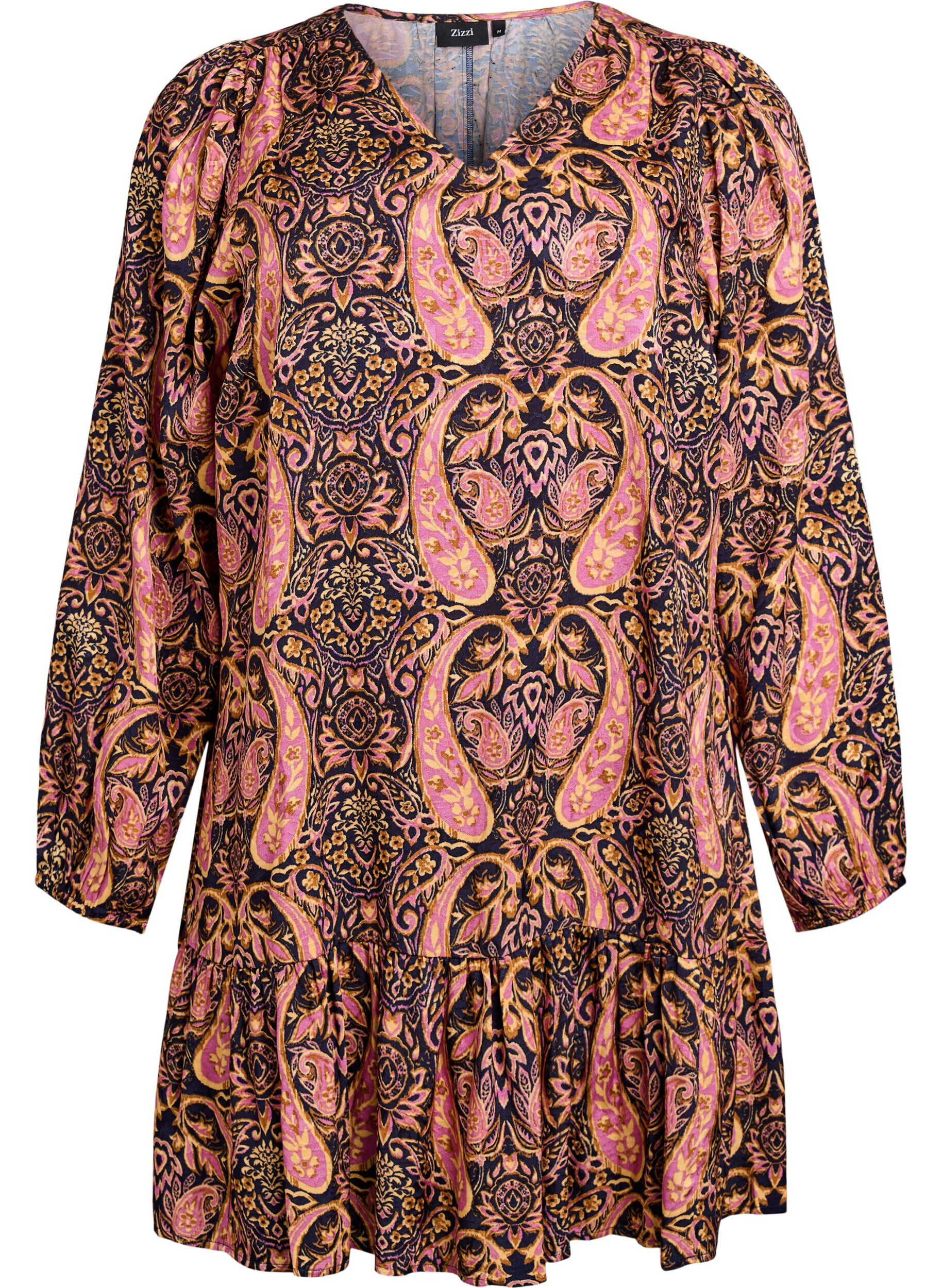 Robe courte coupe &eacute;vas&eacute;e avec imprim&eacute; paisley