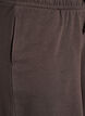 High-waist sweatshorts met zakken, Bruin, Packshot image number 2