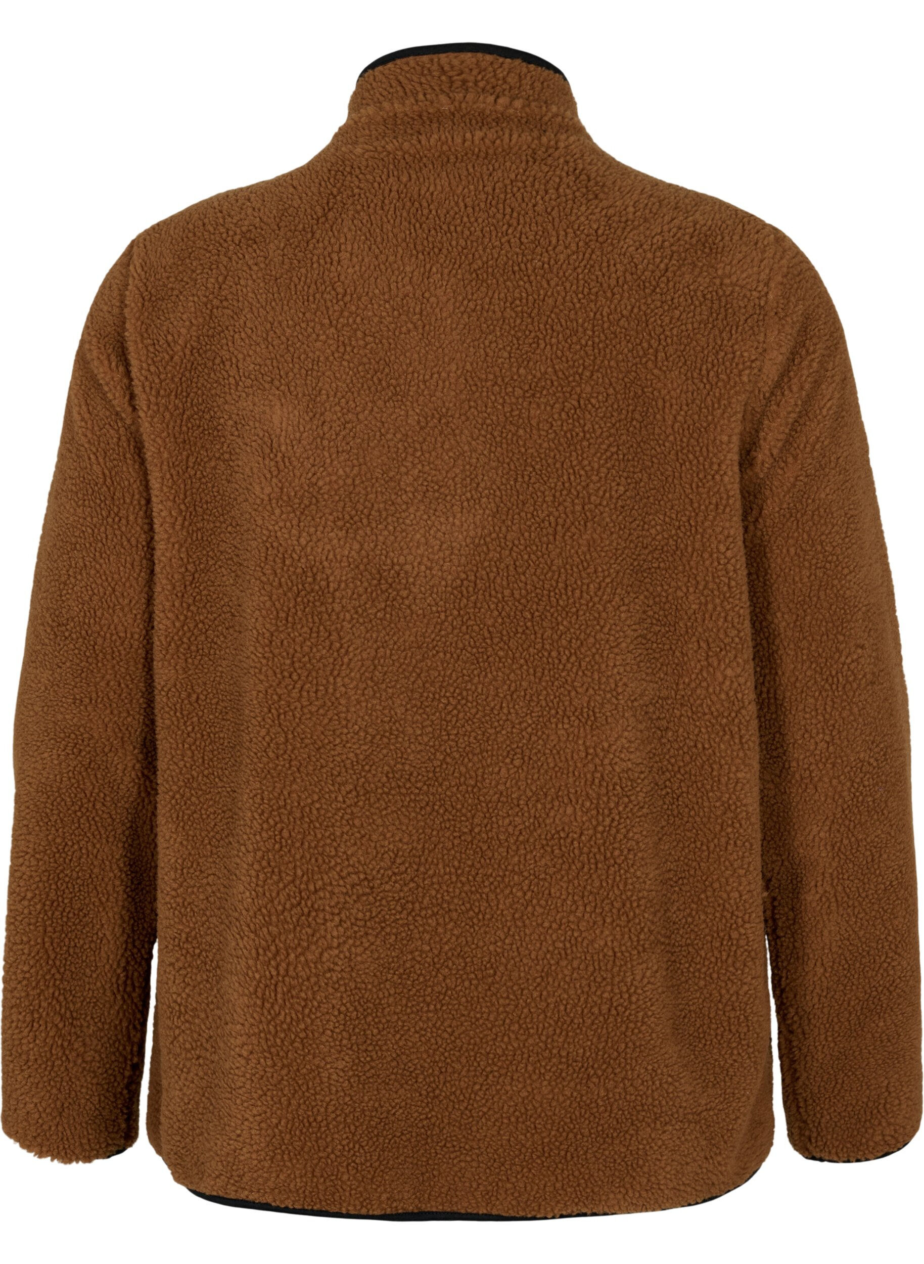 ZizziTeddy-anorak met hoge hals en rits, Partridge ASS, Packshot image number 1