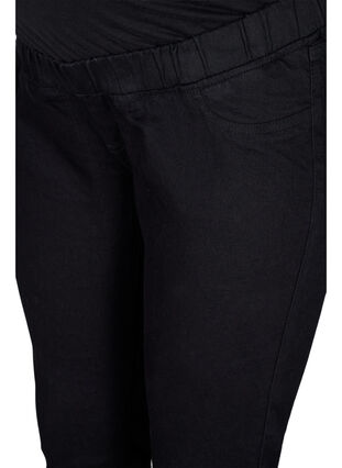 Pantalon de grossesse à poches arrière, Black, Packshot image number 2