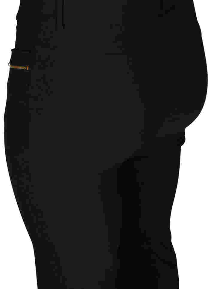 Pantalon avec bootcut, Black, Packshot image number 3
