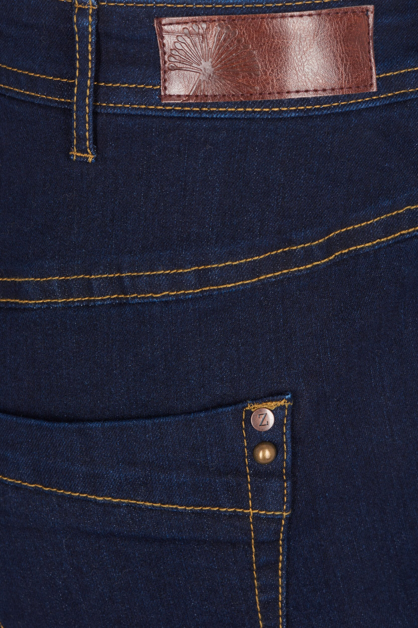 ZizziSlim fit Vilma jeans met hoge taille, Blauw, Packshot image number 3