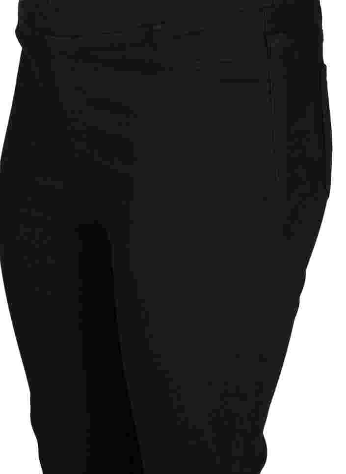 Jegging avec poches arrière en coton mélangé, Black, Packshot image number 2