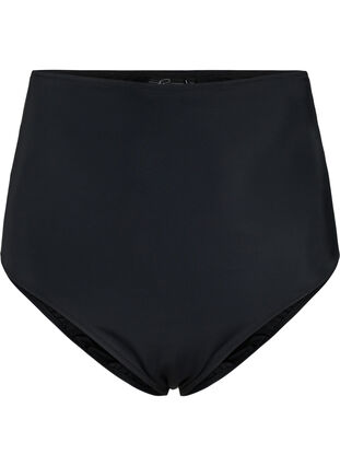 Culotte bikini taille haute, Black, Packshot image number 0