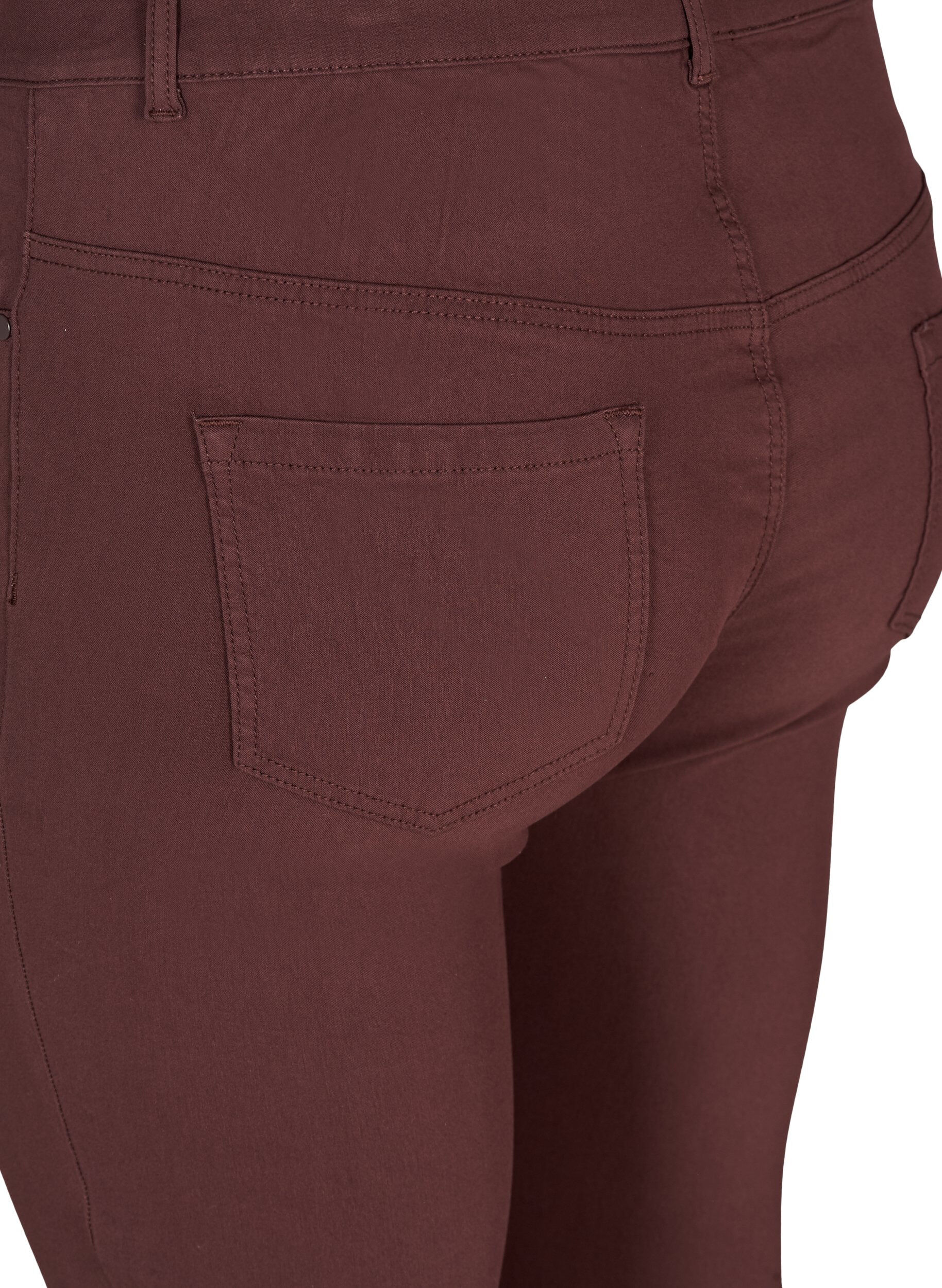 ZizziPantalon, Bordeaux fonc&eacute;, Packshot image number 3