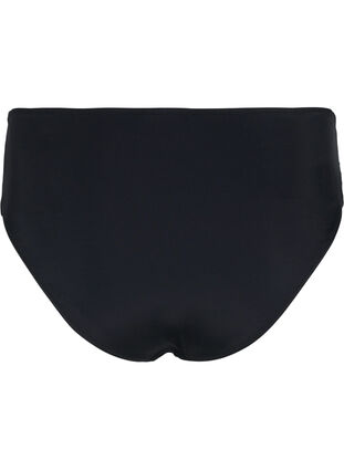 Bas de bikini à taille haute avec jambes échancrées, Black, Packshot image number 1