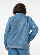 Denimjack met afneembare mouwen, Blauw, Model image number 2