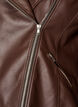 Veste biker en similicuir, Marron, Packshot image number 2