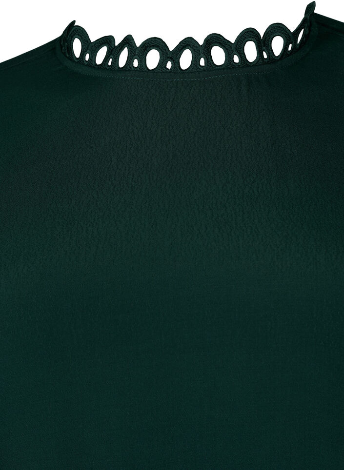 Robe en viscose avec manches en crochet, Scarab, Packshot image number 2