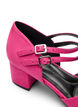 Pumps met dubbele bandjes, Roze, Packshot image number 4